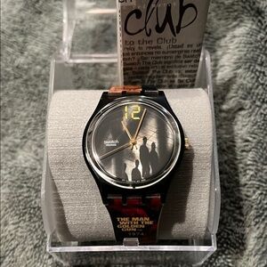 Swatch Original Gent Quartz Watch x James Bond 007 The Man with the Golden Gun